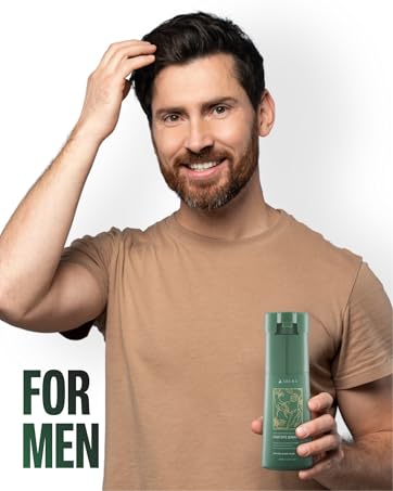 Abera Hair Dye Shampoo, Black Hair Color for Grey Hair Coverage for Women and Men, One-wash Hair Blackening Treatment with Natural Dark Color (6.76 Fl. Oz.)